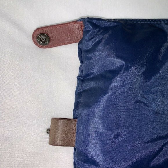 Pierre Cardin Vintage 1980s Travel Bag Navy Blue R - Picture 5 of 8